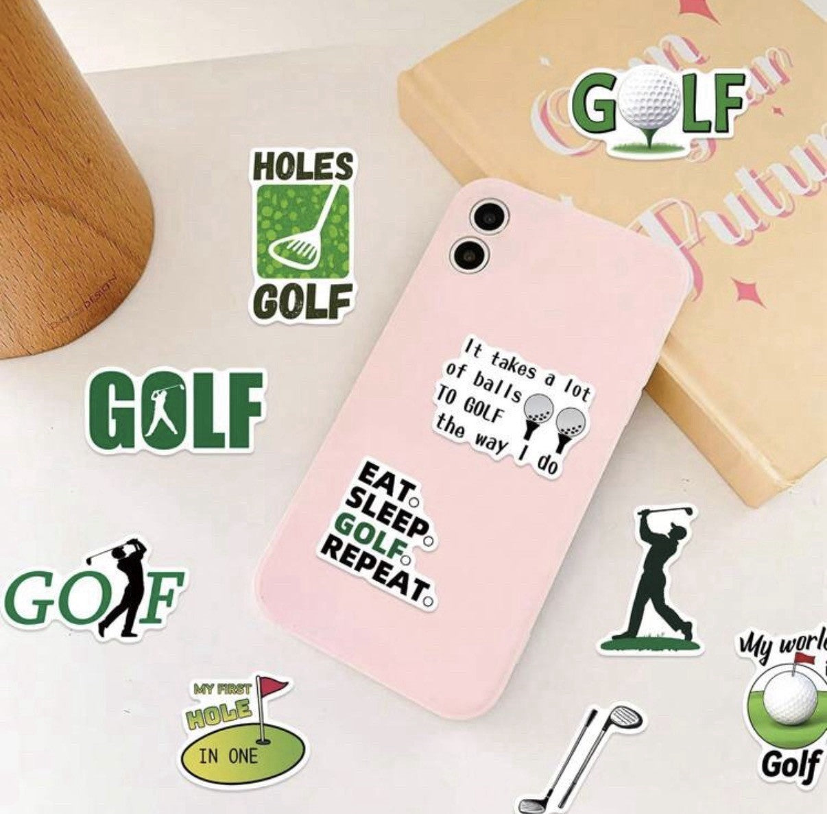 50Pcs Golf Stickers Party Favours Golf Theme Funny Design Laptop Free Delivery