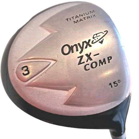 Onyx 3 Wood 15° Loft Golf ZX-Comp  Titanium Right-Handed Graphite Shaft 44"