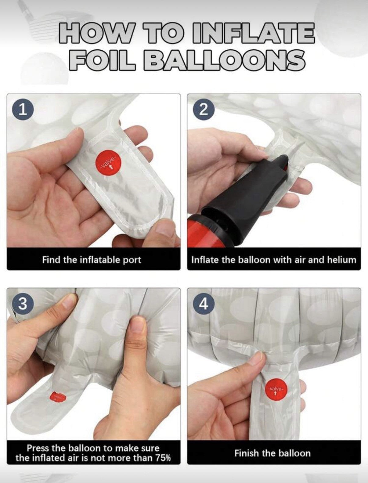 6pcs Golf Ball Balloons 18inch Party Decorations FREE DELIVERY