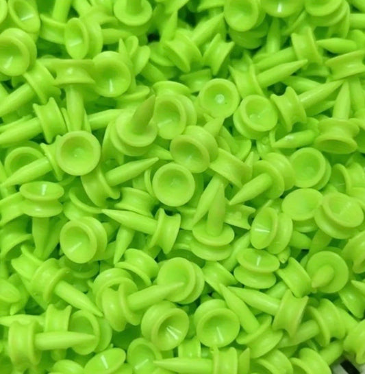 50PCS Plastic Golf Ball Tees Neon Green Easy Stake Golf Supplies FREE POSTAGE