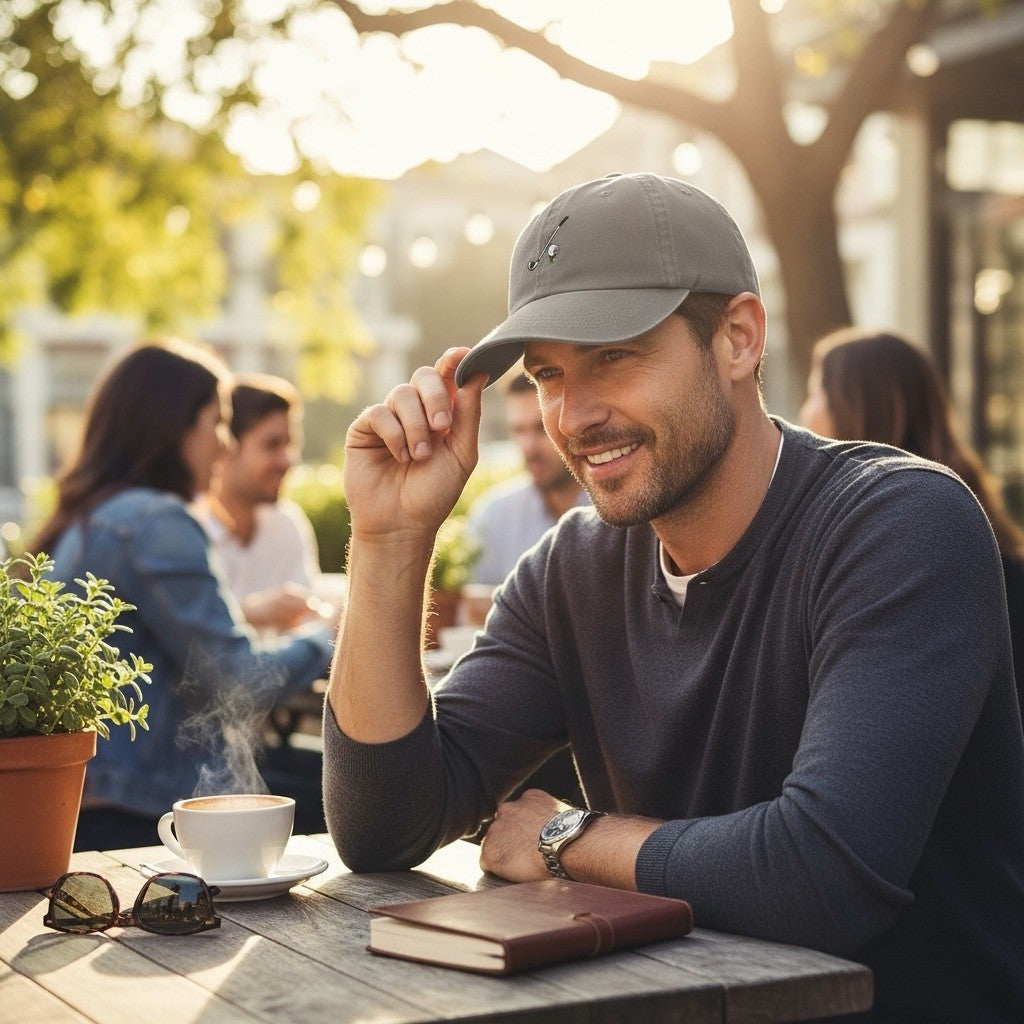 Golf Embroidered Cap Sun Hat