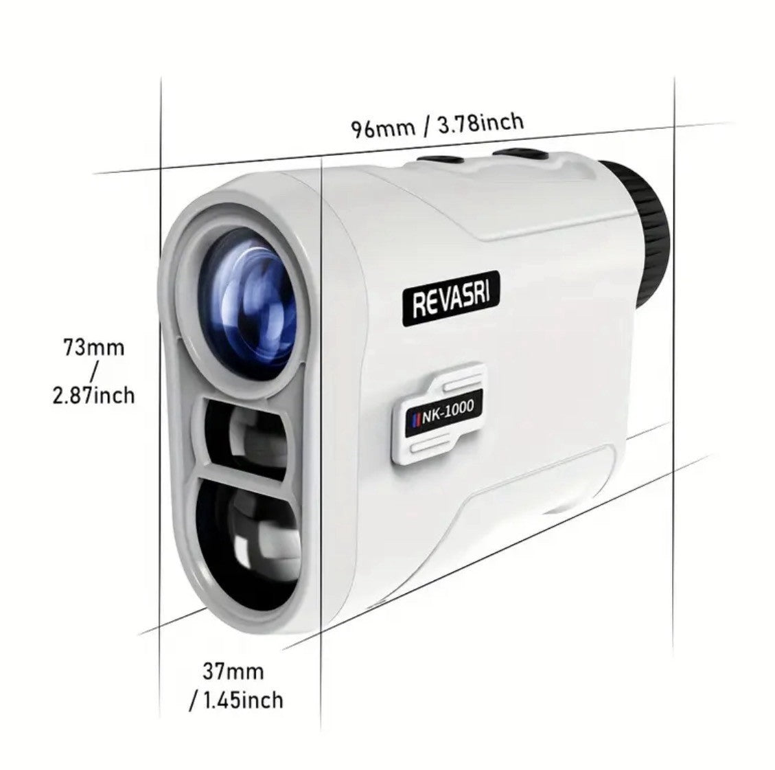 Golf Laser Rangefinder + Case & Charger 1000 Yard Slope & Pin Lock High Quality