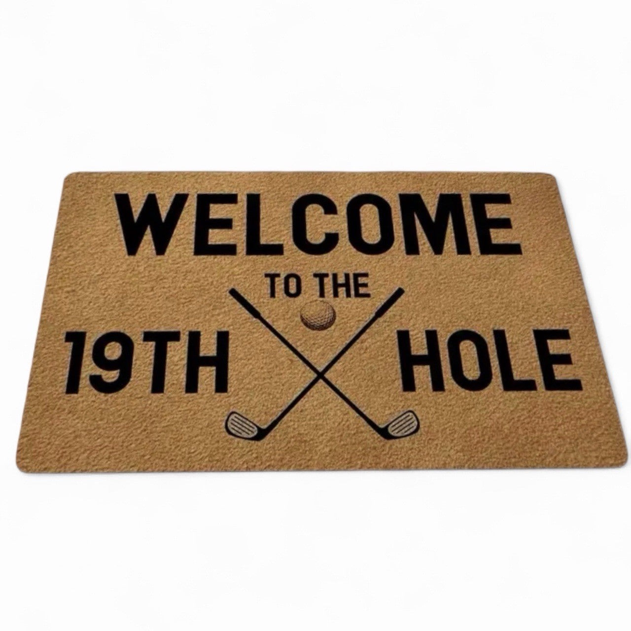 Doormat Golf Lover “Welcome To The 19th Hole” Anti Slip Entryway Mat Decor