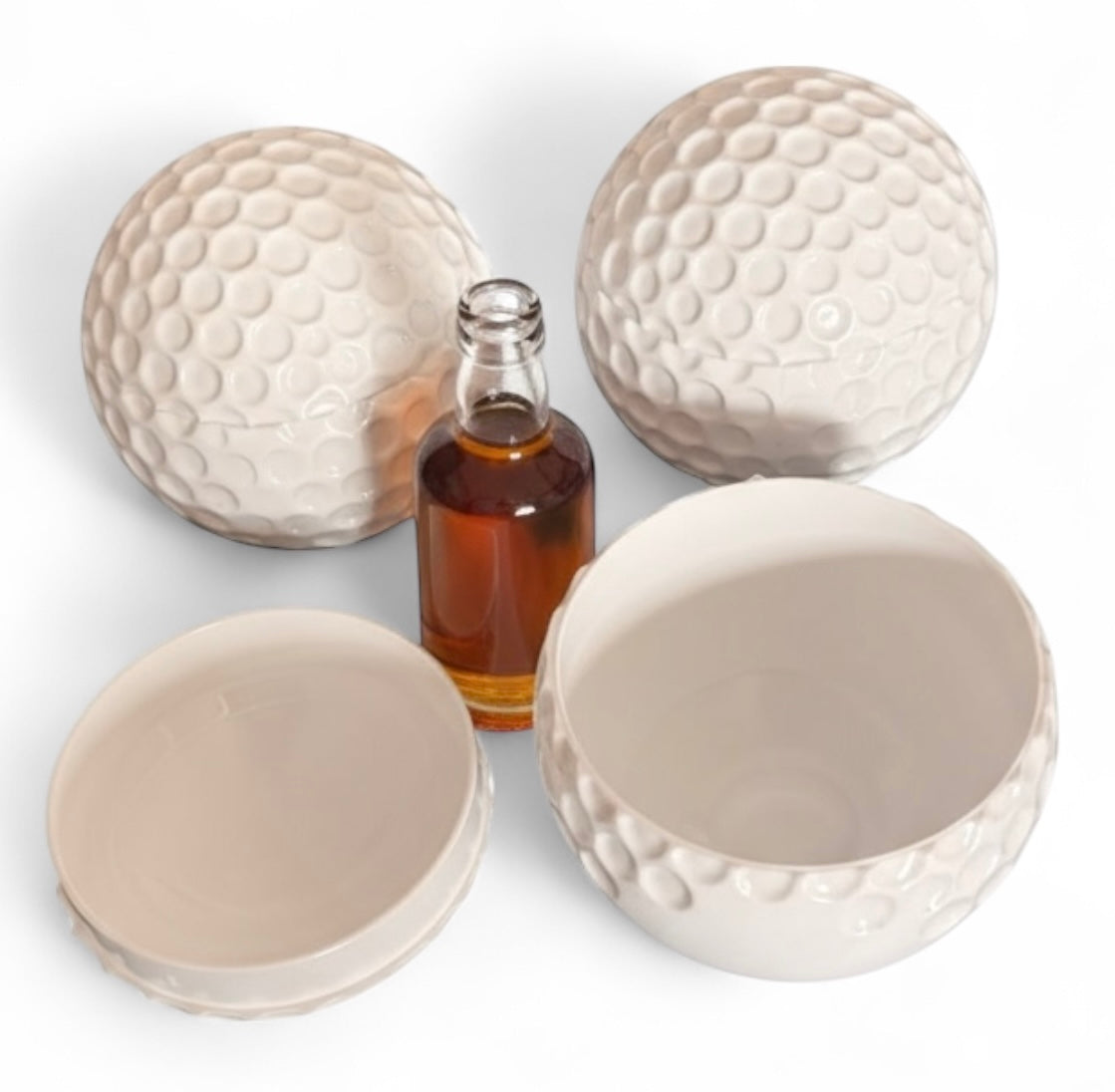 3x Golf Ball Shot Glasses Set Novelty Gift Fun Golf Lover Present FREE DELIVERY