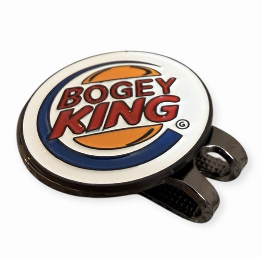 Golf Magnetic Hat Clip Ball Position Marker Bogey King Round Coín Design
