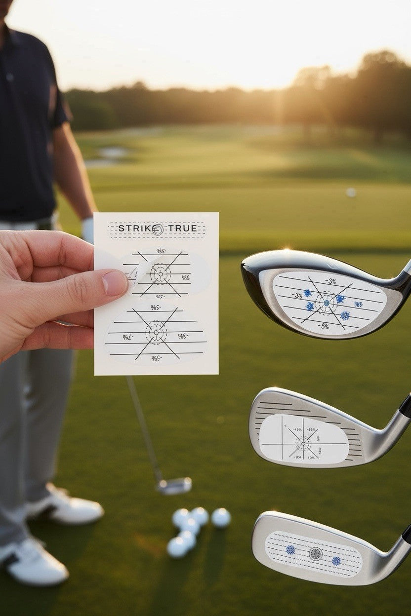 Golf Impact Tape Target Marker Golf Club Tool Training Practice Aid 30PCS