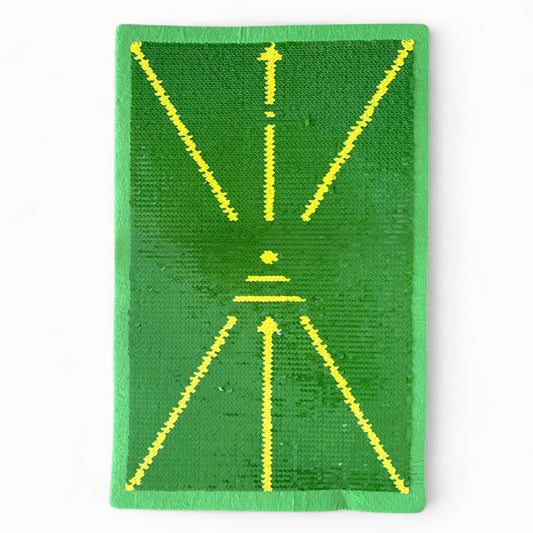Golf Practice Mat Sequin Prominent Marking Swing Impact Analysis Golf Practice